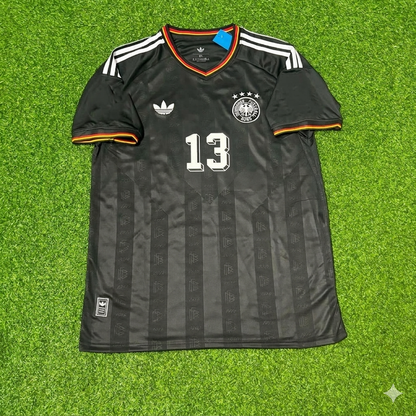 Thomas Müller 13# Germany Black Retro Vintage Football Jersey