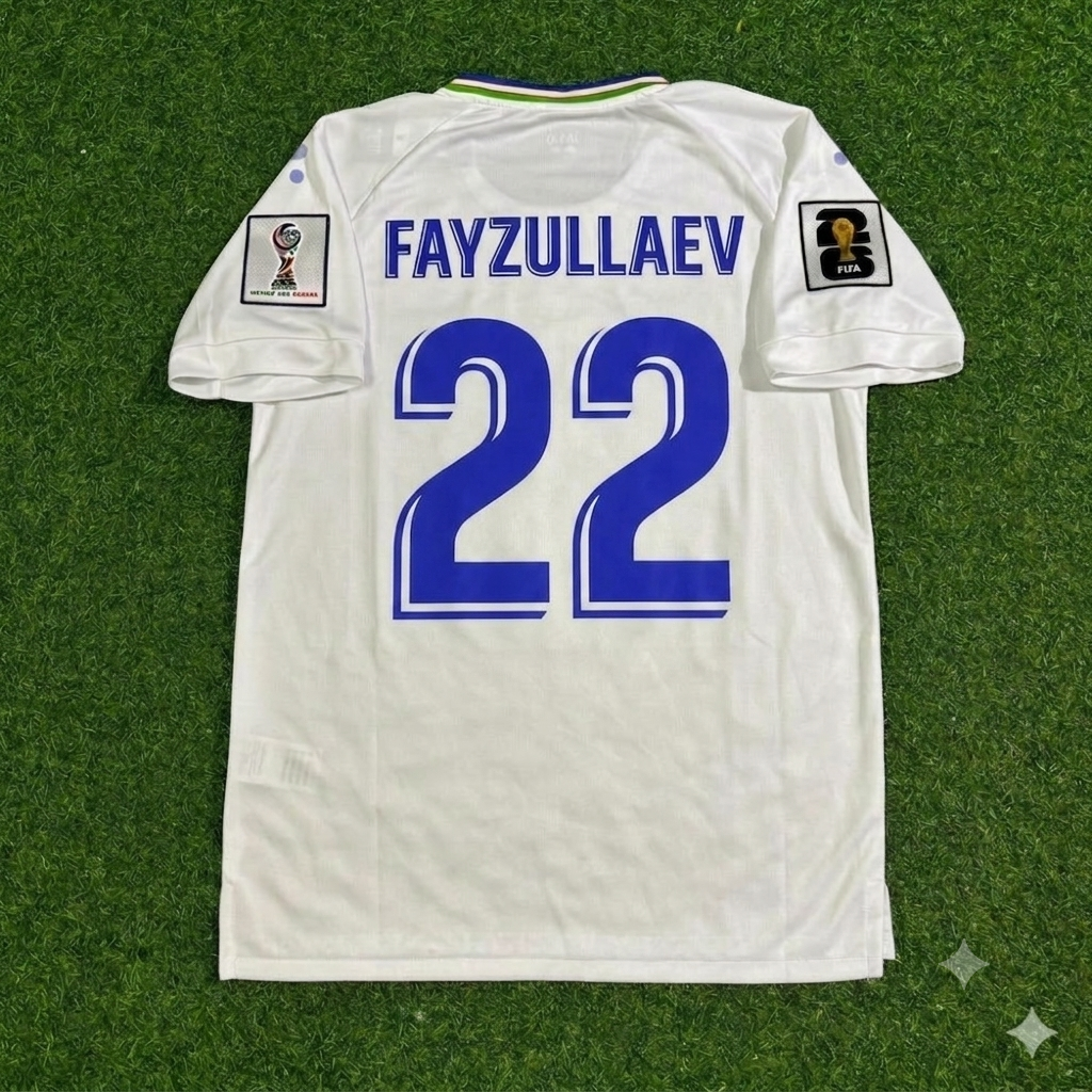 Abbosbek Fayzullaev Usbekistan Fußballtrikot WM 2026