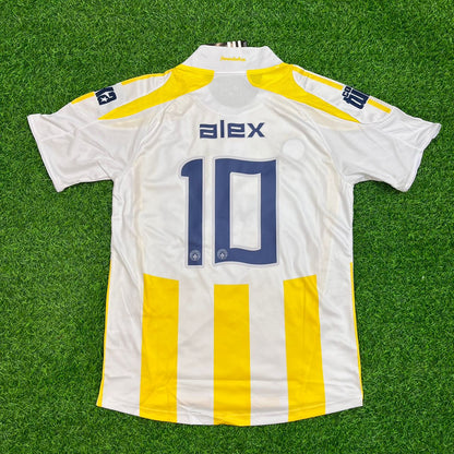 Alex de Souza Fenerbahçe 2007-2008 White Retro Kit Jersey – | Trikot | Maillot Soccer Shirt