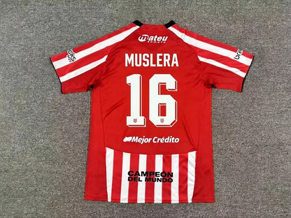 Fernando Muslera Club Estudiantes de la Plata 2027 New Season Home Retro Jersey Trikot Soccer Shirt