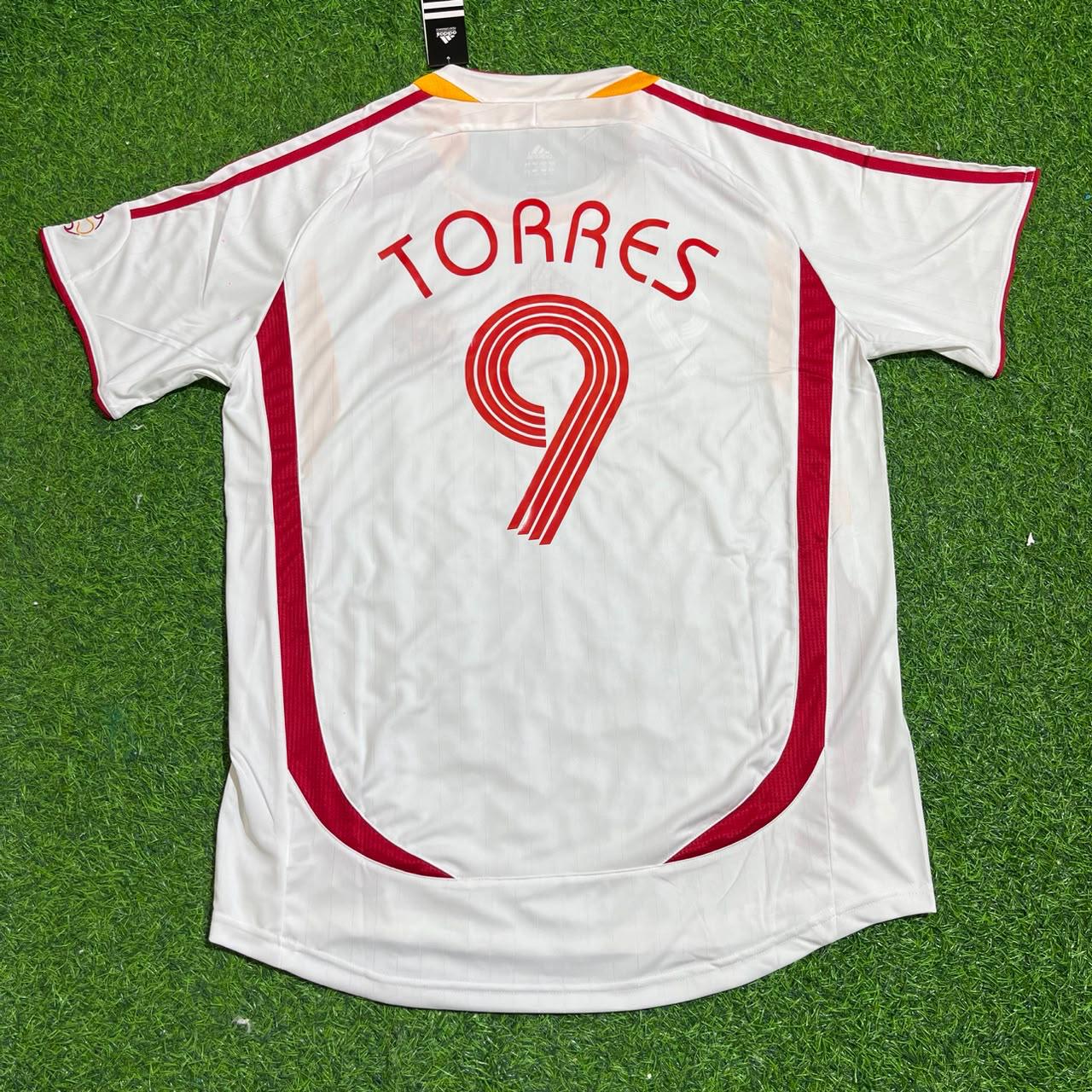 Fernando Torres Spain 2006 World Cup White Retro Jersey Trikot Maillot Camiseta