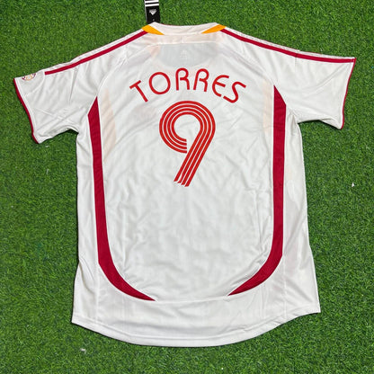 Fernando Torres Spain 2006 World Cup White Retro Jersey Trikot Maillot Camiseta