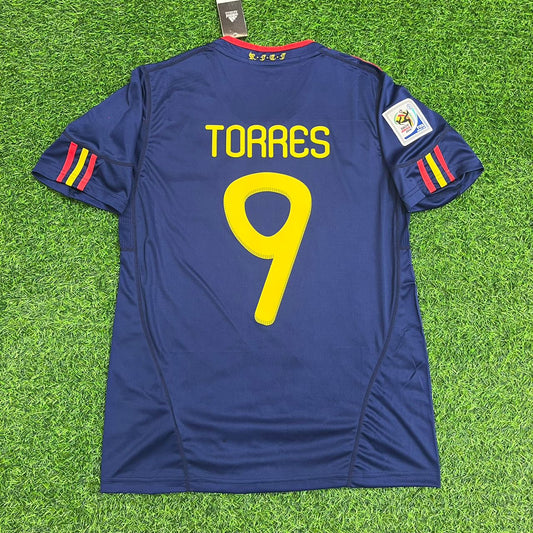 Fernando Torres #9 - Spain 2010 World Cup Final Retro Jersey Trikot Soccer Shirt