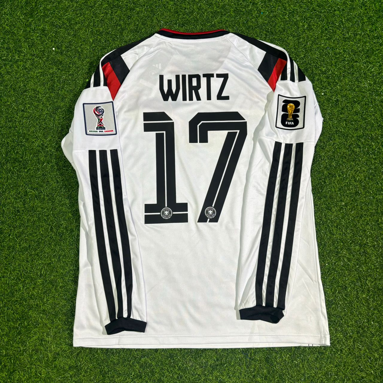 Florian Wirtz #17 Allemagne Coupe du Monde 2026 Maillot Domicile Manches Longues