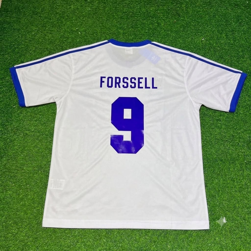 Mikael Forssell Finland Home Retro Football Shirt Jalkapallopaita