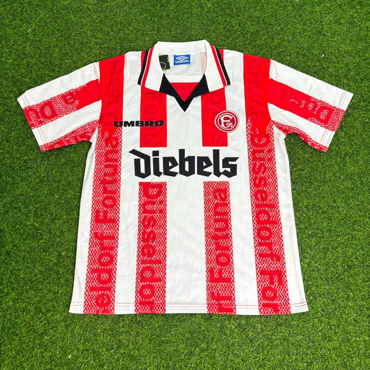 Fortuna Düsseldorf 1998 Saison Heim Retro Trikot