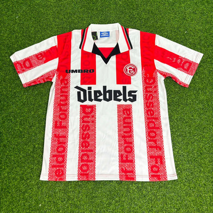 Harald Katemann Fortuna Düsseldorf 1998 Saison Heim Retro Trikot