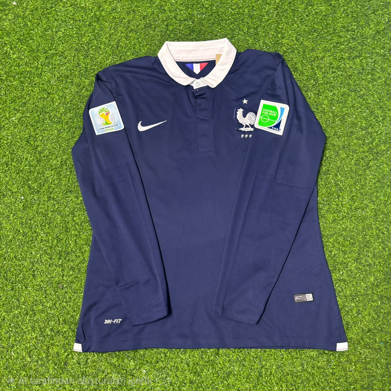 Yohan Cabaye #6 France 2014 World Cup Long Sleeve Football Jersey