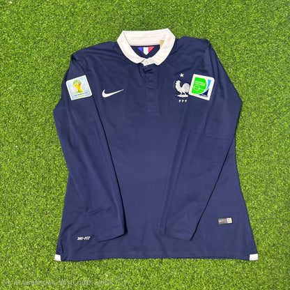 Yohan Cabaye #6 France 2014 World Cup Long Sleeve Football Jersey