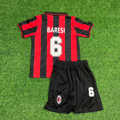 Franco Baresi AC Milan 1993 1994 Retro Kids Soccer Jersey Kinder Trikot Soccer Shirt