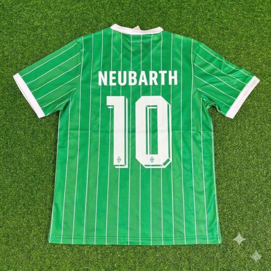 Maillot de football rétro domicile commémoratif Frank Neubarth Werder Brême