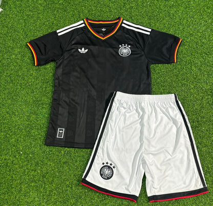 Olaf Thon Germany Black Retro Kids Football Jersey