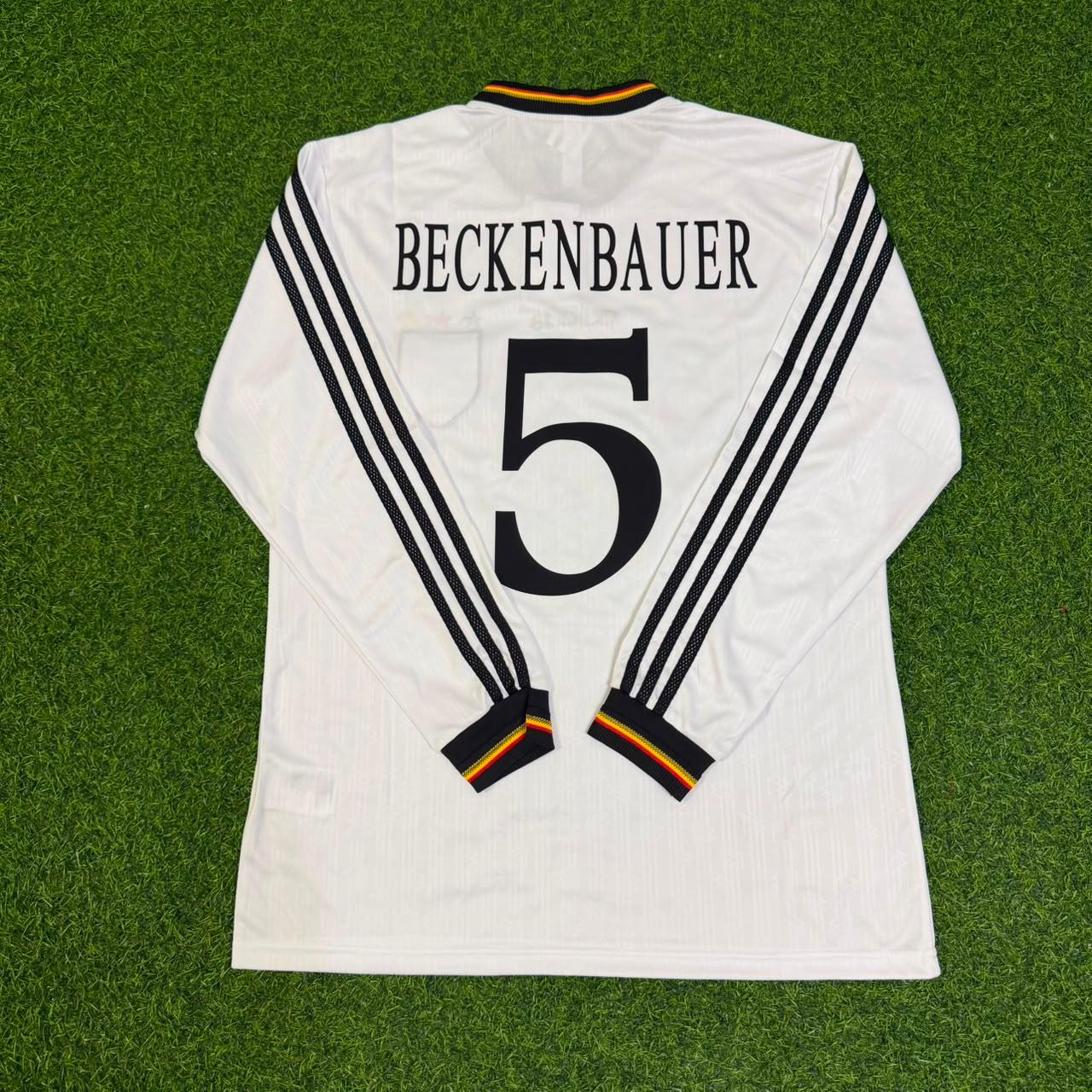 Franz Beckenbauer #5 Germany Long Sleeve Retro Football Jersey Kit