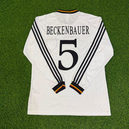 Franz Beckenbauer #5 Germany Long Sleeve Retro Football Jersey Kit