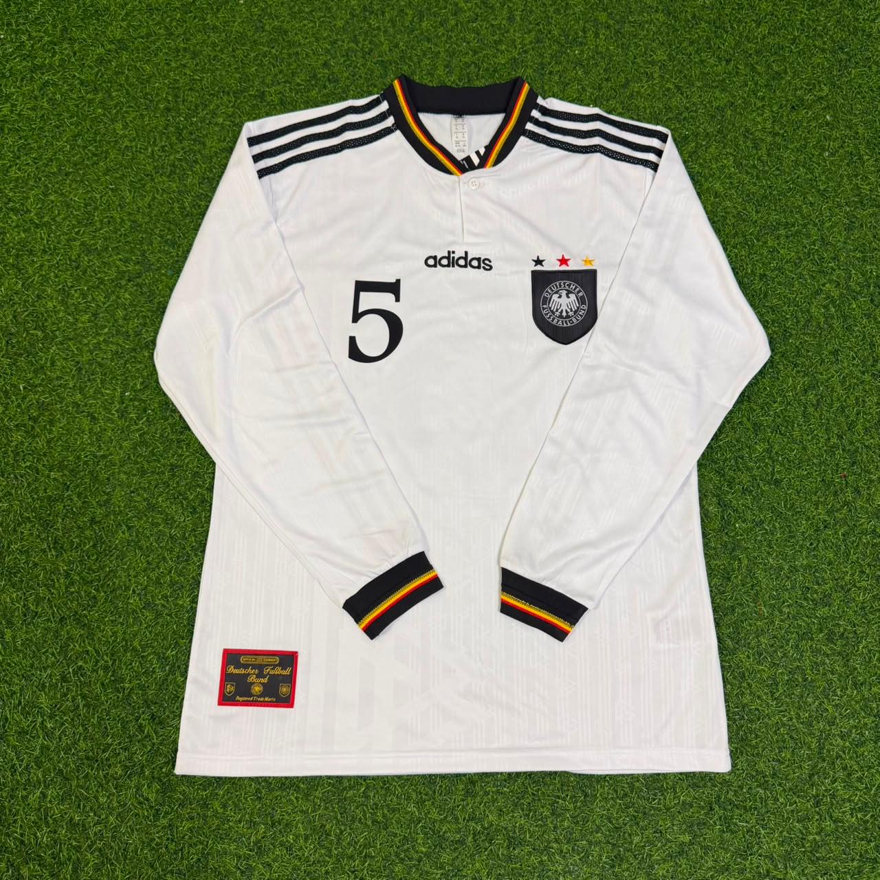 Franz Beckenbauer #5 Germany Long Sleeve Retro Football Jersey Kit