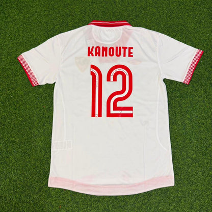 Frederic Kanoute Sevilla Commemorative Red Home Retro Football Jersey Kit
