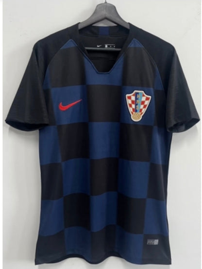 Retro Croatia 2018 Away Football Jersey