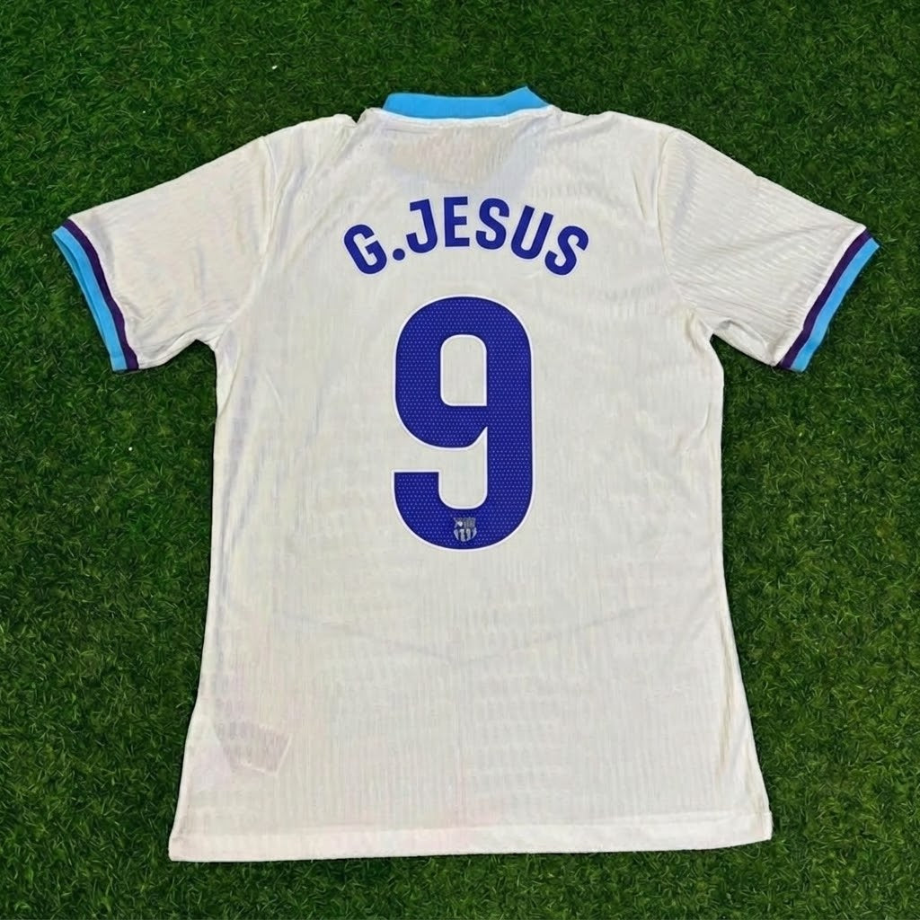 Gabriel Jesus #9 Barcelona New Season Special Edition Jersey Trikot Maillot Soccer Shirt