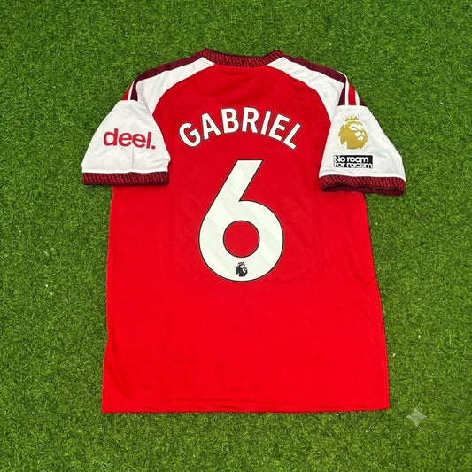 Gabriel Magalhães Arsenal Home New Season 2027 Jersey Kit Soccer Trikot Maillot Maglia
