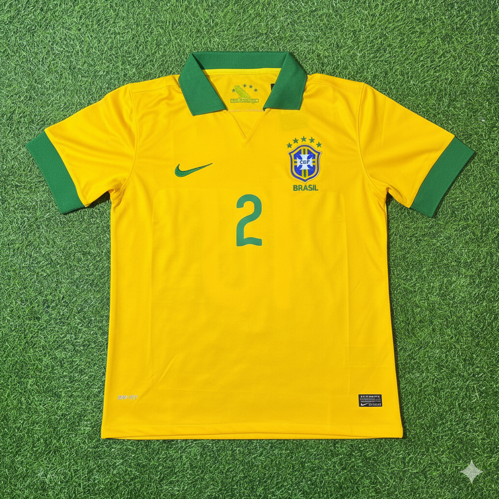 Cafu Brasilien Retro-Fußballtrikot-Set