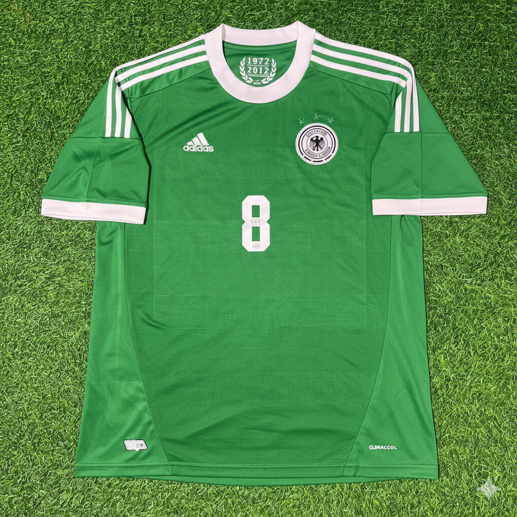 Mesut Özil Deutschland EURO 2012 Grünes Retro-Fußballtrikot