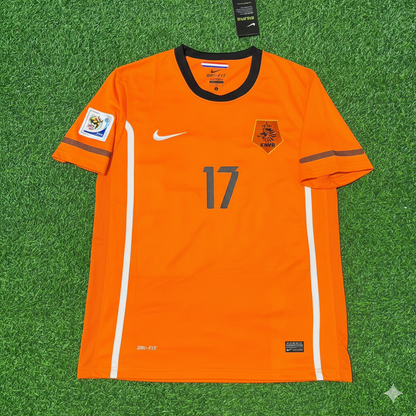 Ibrahim Afellay Netherlands 2010 World Cup Final Football Jersey Kit