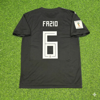 Federico Fazio Argentina 2018 World Cup Black Retro Football Jersey