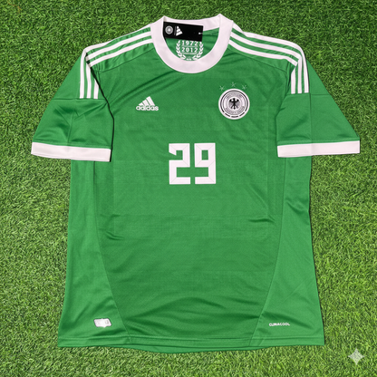 Per Mertesacker Germany EURO 2012 Green Retro Football Jersey