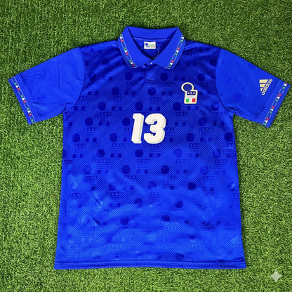 Antonio Benarrivo 1994 World Cup Italy Retro Jersey Maillot Trikot Maglia Soccer Shirt