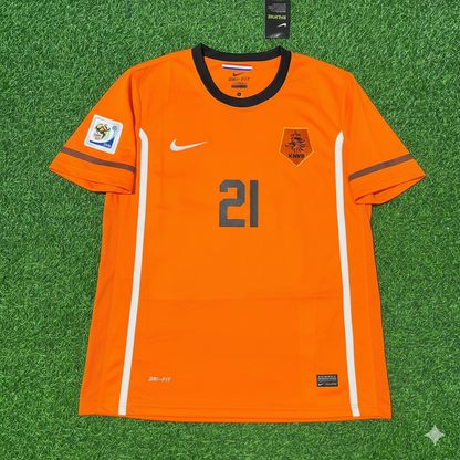 Ryan Babel Netherlands 2010 World Cup Final Football Jersey Kit