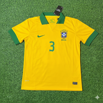 Lucio Brazil Retro Football Jersey Kit
