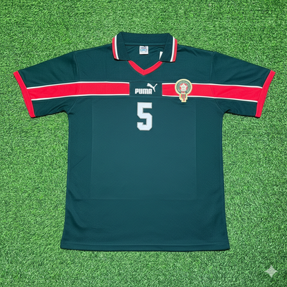 Nayef Aguerd Morocco Home Retro Football Jersey