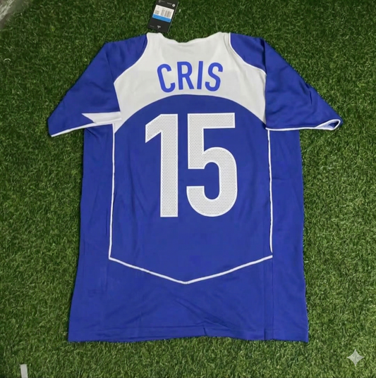 Maillot de foot rétro Cris Brésil 2004 bleu