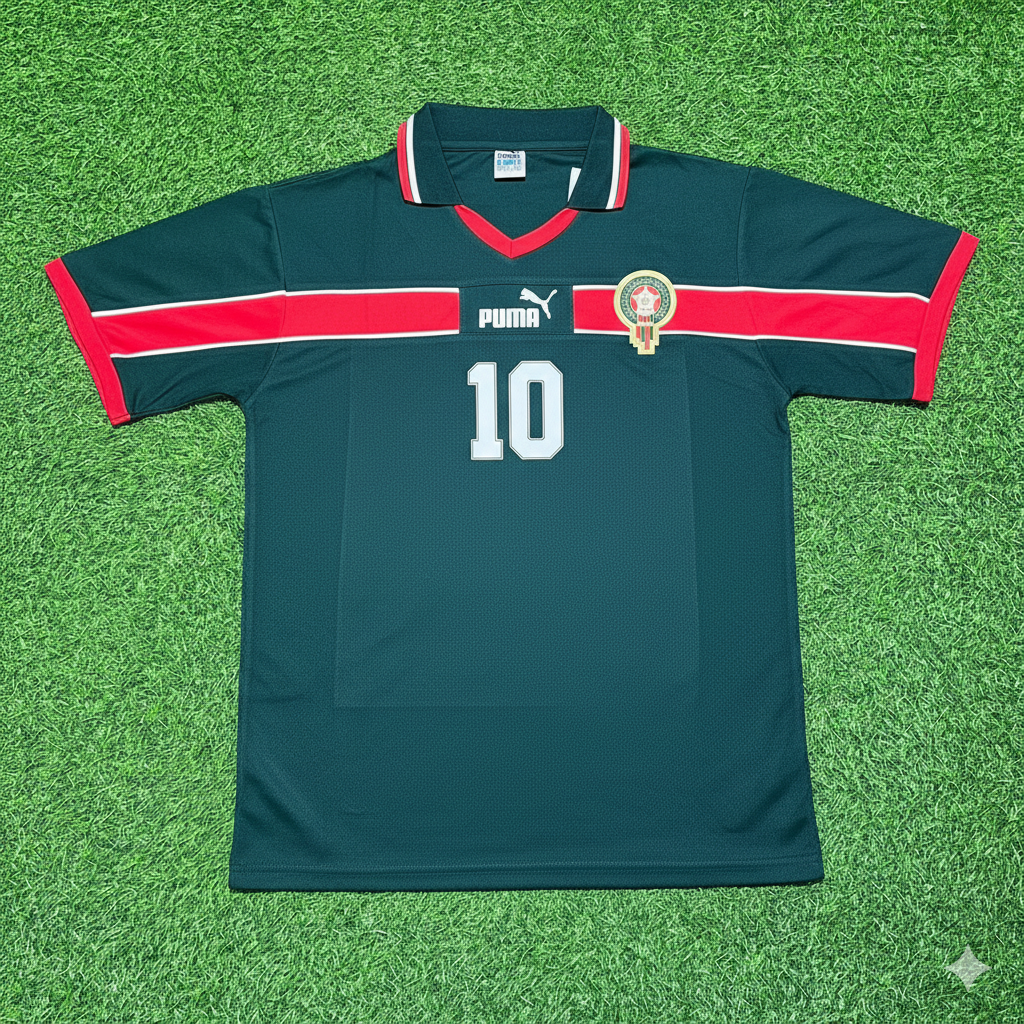 Brahim Diaz Morocco Home Retro Football Jersey