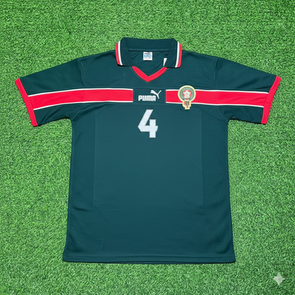 Sofyan Amrabat Morocco Home Retro Football Jersey