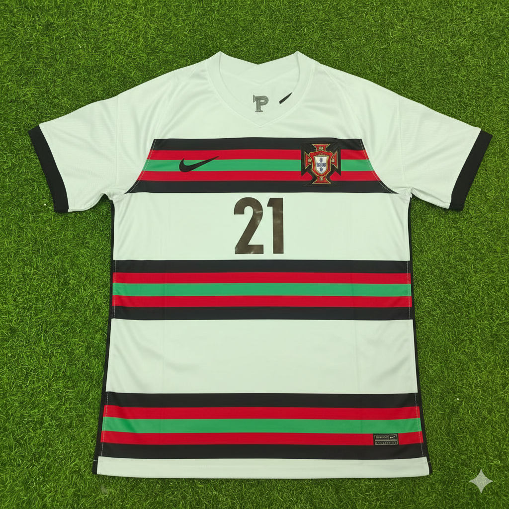 Portugal EURO 2020 Retro Away Football Jersey