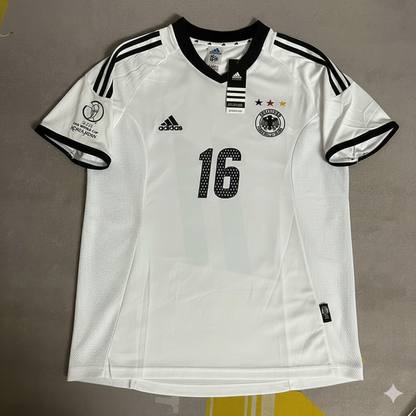 Dietmar Hamann Germany Deutschland 2002 World Cup Japan Korea White Retro Jersey Trikot