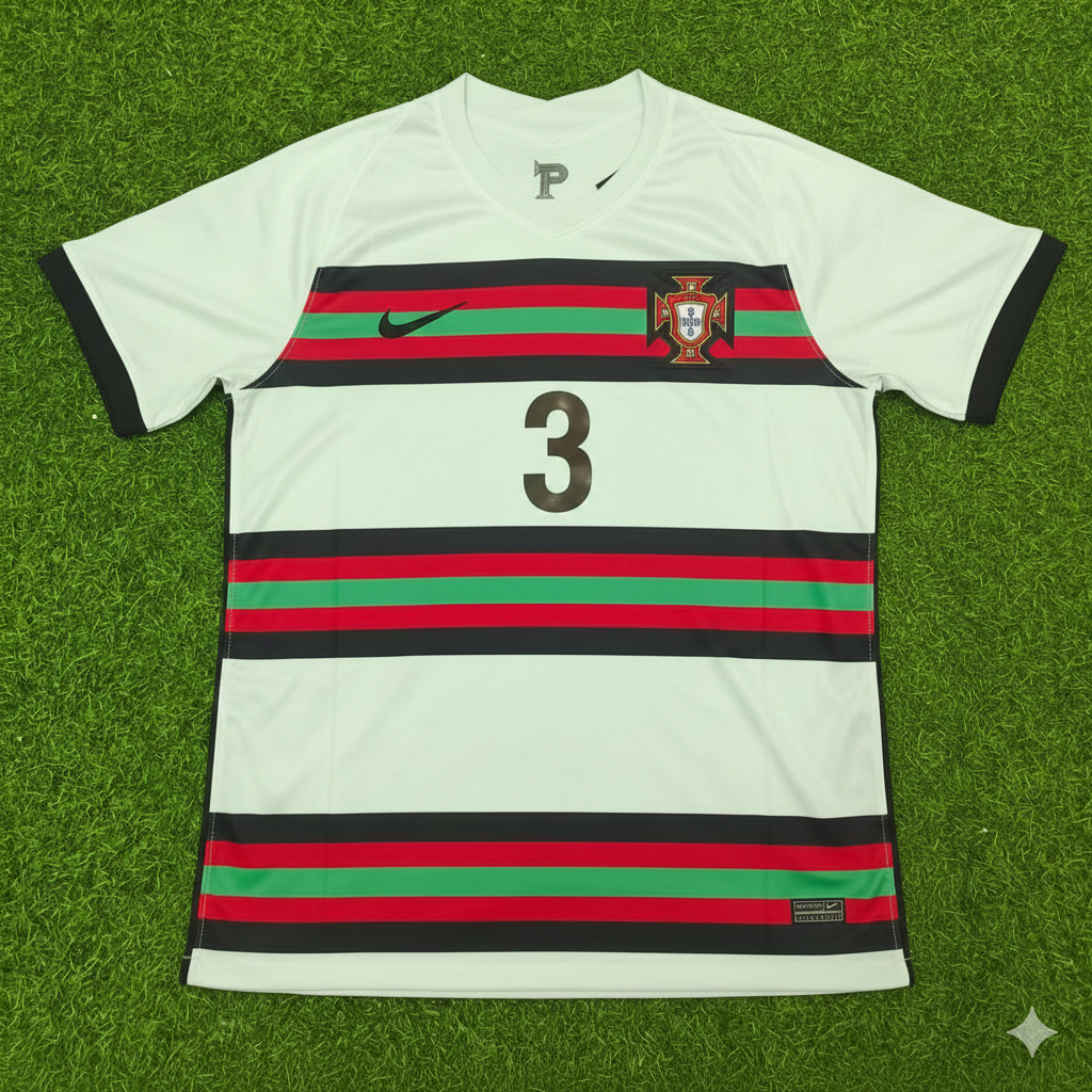 Pepe Portugal EURO 2020 Retro Away Football Jersey