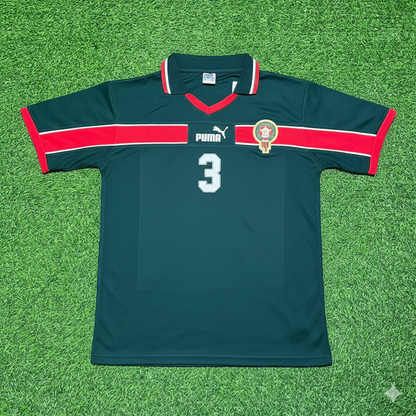 Noussair Mazraoui Morocco Home Retro Football Jersey