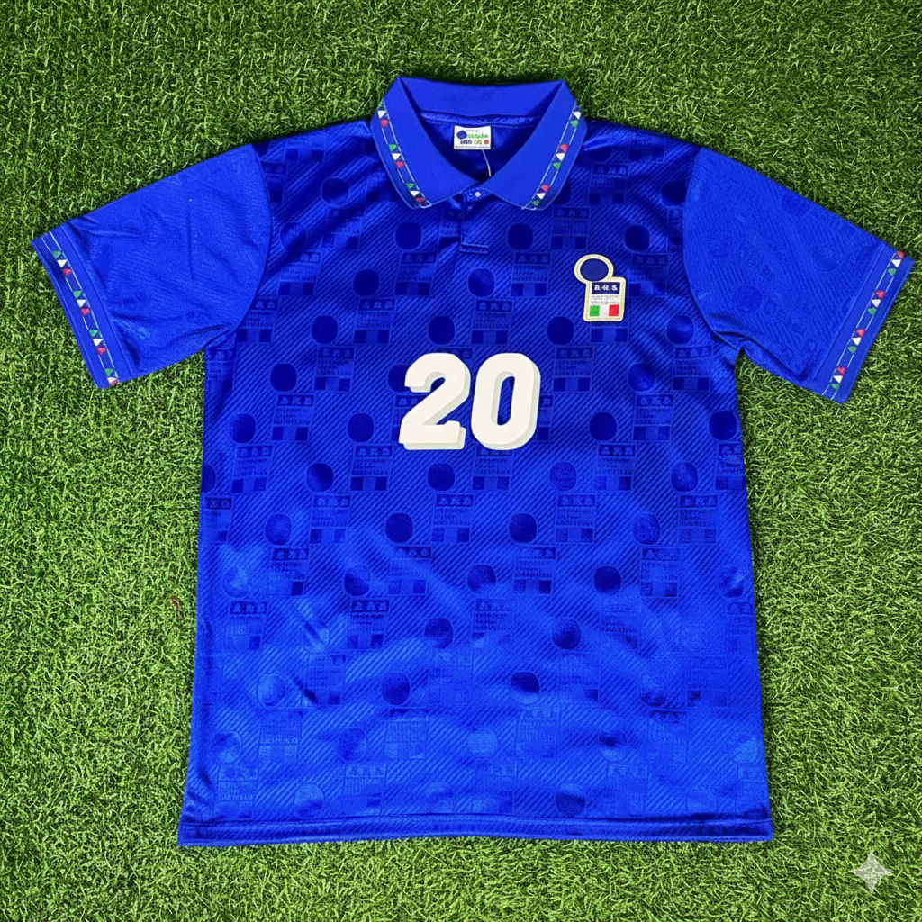 Giuseppe Signori 1994 World Cup Italy Retro Jersey Maillot Trikot Maglia Soccer Shirt