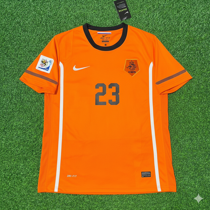 Rafael van der Vaart Netherlands 2010 World Cup Final Football Jersey Kit