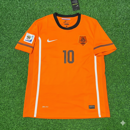 Wesley Sneijder Netherlands 2010 World Cup Final Football Jersey Kit