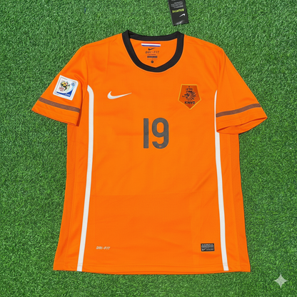 Klaas Jan Huntelaar Netherlands 2010 World Cup Final Football Jersey Kit
