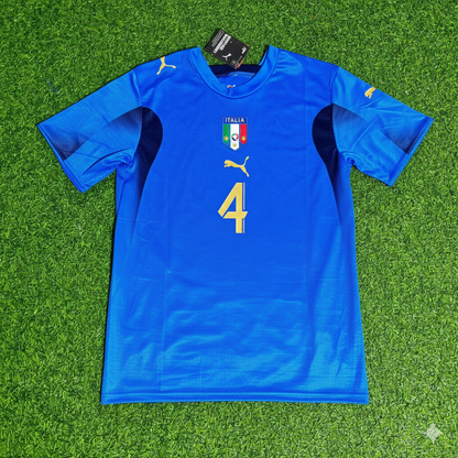 Daniele De Rossi 4 - Italy 2006 World Cup Final Retro Jersey Maillot Trikot Maglia Soccer Shirt