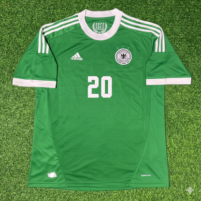 Jerome Boateng Germany EURO 2012 Green Retro Football Jersey