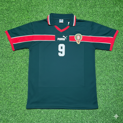 Abdeljalil Hadda Morocco Home Retro Football Jersey
