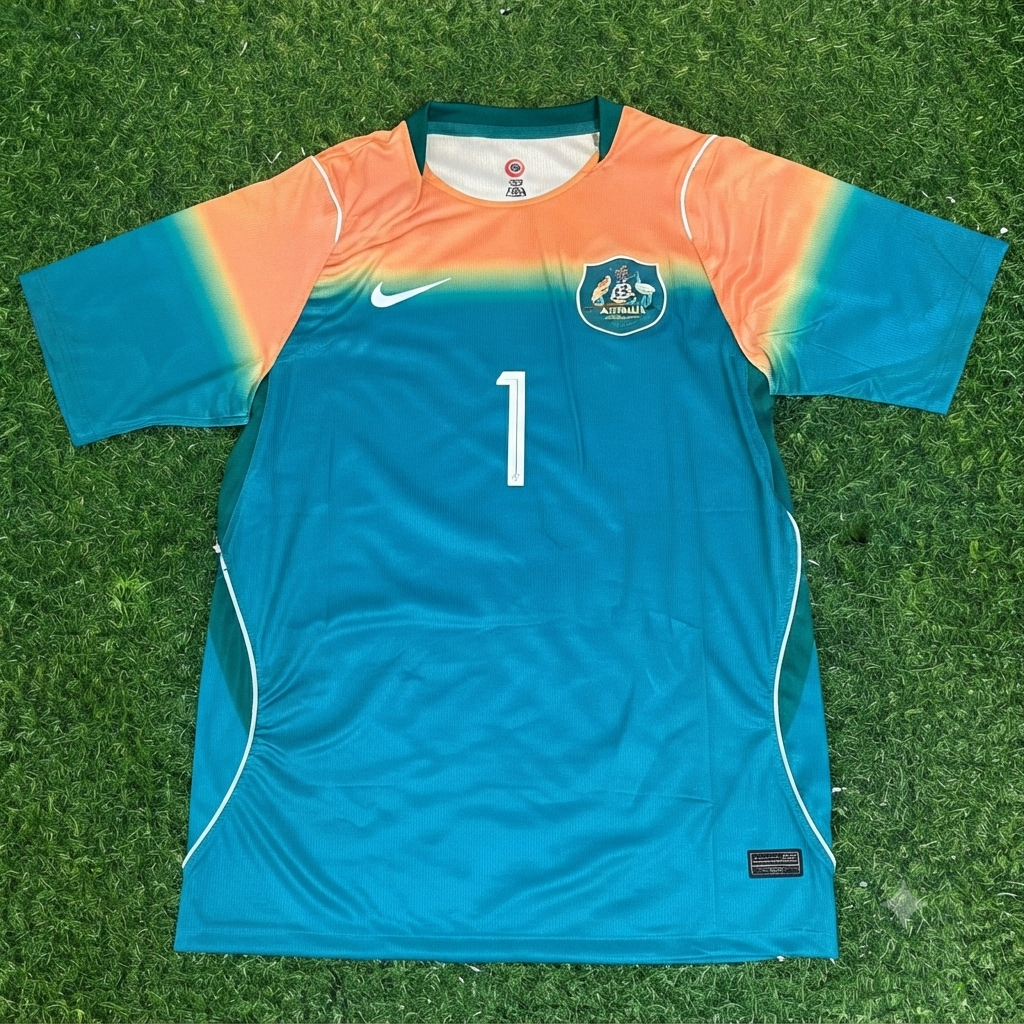 Patrick Beach Australia 2026 World Cup Away Goalkeeper Football Jersey