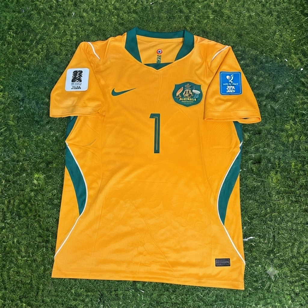 Patrick Beach Australia 2026 World Cup Away Football Jersey