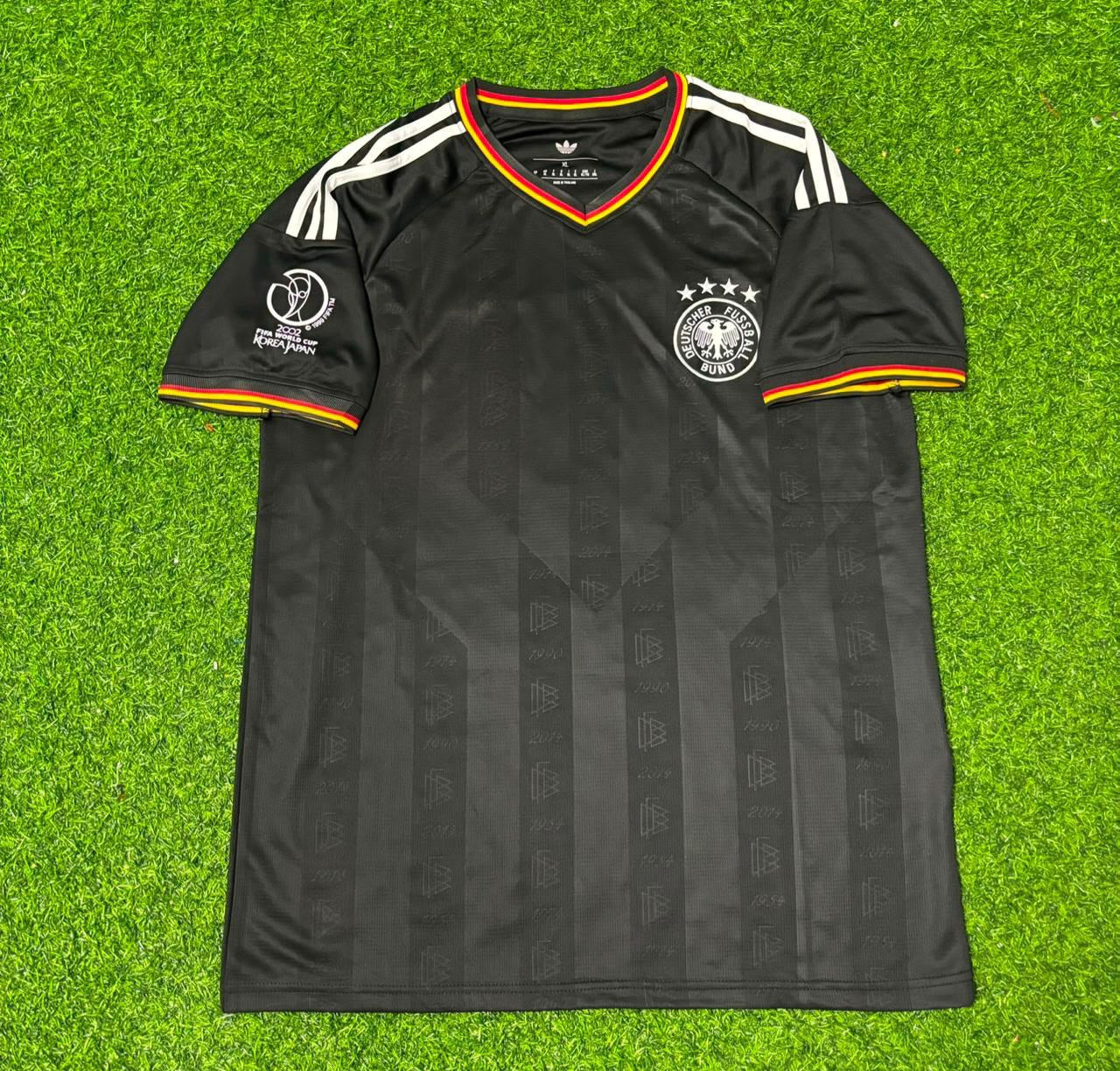 Germany 2002 World Cup Black Special Retro Football Jersey