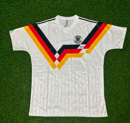 Germany 1990 World Cup Retro Football Jersey Trikot Maillot